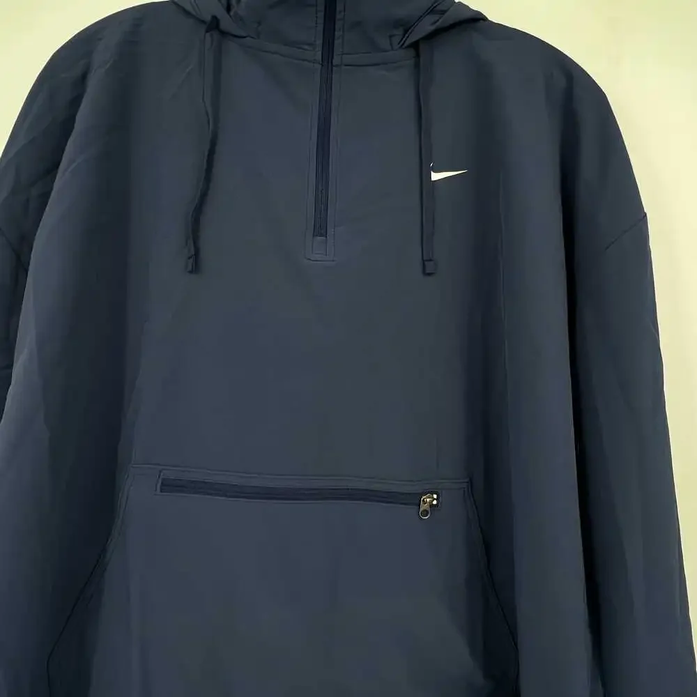 Nike Navy 3/4 Zip Anorak Jacket | Women’s L, Polyester/Spandex